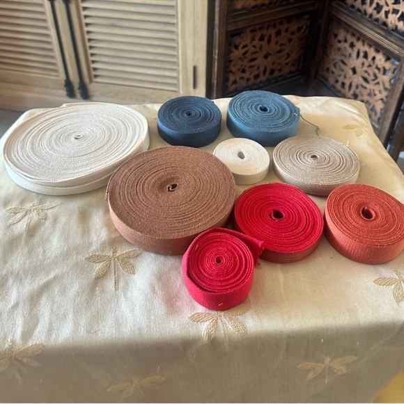 Huge Bundle of Natural 100% Cotton Shaker Chair Weave / Webbing / Tape for DIY. - Picture 2 of 16